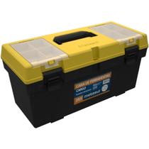 Caixa plástica para ferramentas 19,5" com bandeja