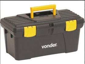 Caixa Plástica Para Ferramentas, Preta E Amarela, Cpv 0320