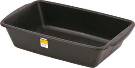 Caixa plástica para massa 20 litros 61x38x14cm preta - Vonder