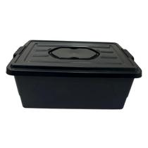 Caixa Plástica para Organização de Objetos 27 Litros com Tampa Caixa Plástica para Organização de Objetos 27 Litros com Tampa