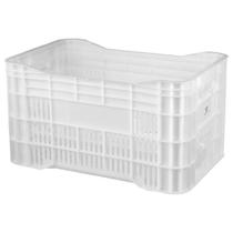Caixa Plástica Supermercado Branca 55,5x34x30 Reforçada