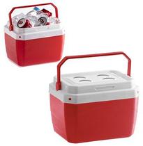 Caixa Plástica Térmica Vermelha com Capacidade para 17 Litros