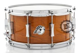 Caixa Pork Pie Cherry Pie Bubinga 14x7 Hourglass Lugs Aros Stick Saver casco Cherry (Made in USA)