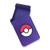 Caixa porta cards pokemon organizador roxo - cabem 60 cards Caixa porta cards pokemon organizador roxo - cabem 60 cards