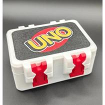 Caixa porta cartas uno impressa em 3d pla premium não acompanha jogo de cartas organizador compacto