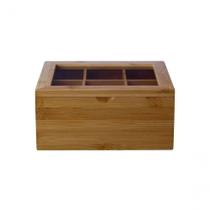 Caixa Porta Chá Bamboozled Em Bambu 10x21x16cm Kenya