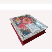 Caixa porta joias especial mae e flores - zenir