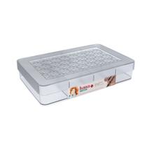 Caixa Porta-Joias Plástica com 8 Divisórias Cristal Ordene Caixa Porta-Joias Plástica com 8 Divisórias Cristal Ordene