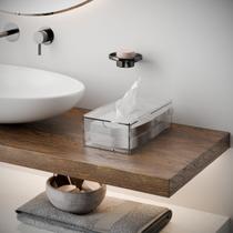 Caixa Porta Lenços De Papel Ou Interfolha Acrilico 3mm Cristal Desmontável Dispenser Porta Papel Toalha Transparente Premium deal para Clínicas