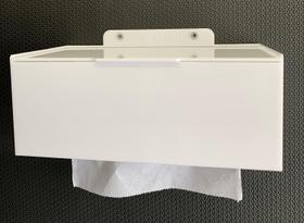 Caixa/porta Lenços De Papel Ou Interfolha P/ Parede Branco
