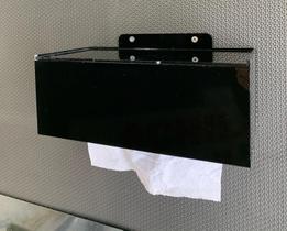 Caixa/porta Lenços De Papel Ou Interfolha P/ Parede Preto