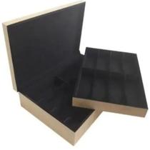 caixa porta óculos 16 divisórias flocada - mdf