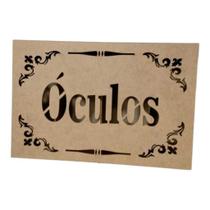 Caixa Porta Óculos Mdf Madeira 30x20x9