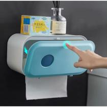 Caixa Porta Papel Higiênico Dispenser De Parede Organizador Papel Toalha Saco de Lixo Lenço Humideci