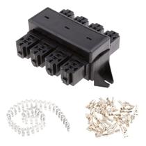 Caixa Porta Suporte 8 Reles 20 Fusiveis Universal