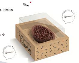 Caixa pra meio ovo 350