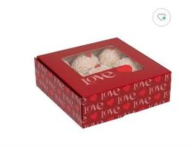 Caixa practice visor especial (09 doces) love you - pct c/ 10 unidades