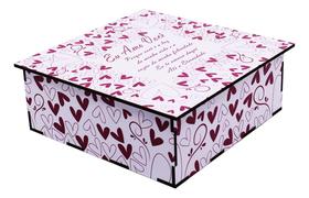 Caixa Presente Dia Dos Namorados Personalizada Em Mdf 3mm - Decoraset