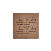 Caixa Presente Kraft OPA 14X14X3,5 Vazada - Estamparia Love C/5Un Caixa Presente Kraft OPA 14X14X3,5 Vazada - Estamparia Love C/5Un