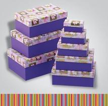 Caixa presente rigida - 30x30x15 - cores diversas