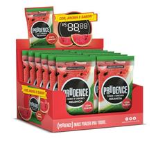 Caixa Preservativo Camisinha Prudence Cores e Sabores Melancia total de 36 Unidades