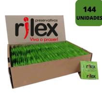 Caixa Preservativo Camisinha Sabor Menta Rilex 144 Unidades