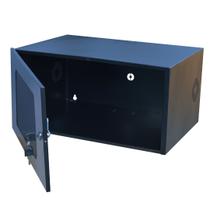 Caixa Preta 5U Para esconder DVR CFTV Alarme Com Chave