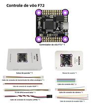 Caixa Preta De Controle De Voo Stack 128MB Radiolink F722 55A 4-IN-1 ESC Brushless Para Helicóptero