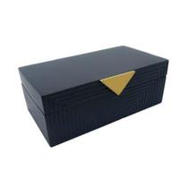 Caixa Preta Texturas Listras Menor Triangulo Dourado Luxo Caixa Preta Texturas Listras Menor Triangulo Dourado Luxo