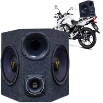 Caixa Propaganda Volante Para Moto 10 Polegadas 600w Rms - Oestesom