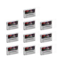 Caixa Protetora Plástica Transparente Para Cartuchos De Jogos SNES 10pcs Estojo Protetor Caixa Protetora Plástica Transparente Para Cartuchos De Jogos SNES 10pcs Estojo Protetor