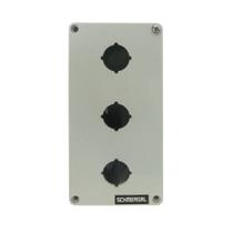 Caixa pvc Ace Schmersal de sobrepor 3 furos 22mm 80x160x85mm-169845