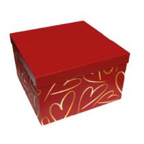Caixa Quadrada 25x25x15,5cm Estampa Apego Mm392 A Unidade Caixa Quadrada 25x25x15,5cm Estampa Apego Mm392 A Unidade