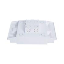 Caixa Quadrada Plasled de Embutir LED para Laje 18W PVC