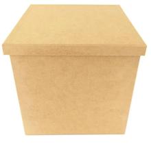 Caixa Quadrada Tampa Sapato 17x17x28 Mdf Madeira Caixa Quadrada Tampa Sapato 17x17x28 Mdf Madeira