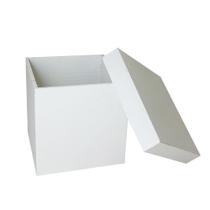 Caixa Quadrada Tampa Sapato 8x8x5 Mdf Madeira Pintado