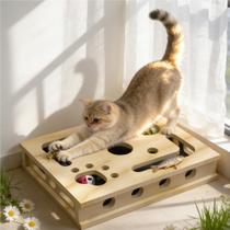 Caixa Quebra-Cabeça para Lixar Unhas de Gato Livanira XL 40x30x8 cm