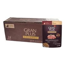 Caixa Ração Úmida Gran Plus Gatos Filhotes Sabor Frango 18un 85g