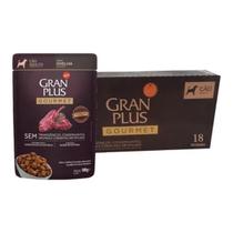 Caixa Ração Úmida Granplus Sachê Ovelha Cães Adultos 18un 100g Caixa Ração Úmida Granplus Sachê Ovelha Cães Adultos 18un 100g