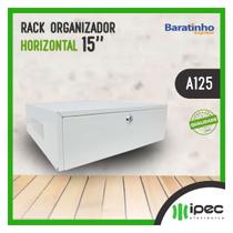 Caixa Rack Organizador A125 Horizontal 15'' Gabinete Ipec
