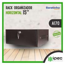 Caixa Rack Organizador A170 Horizontal 15'' Gabinete Ipec