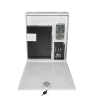 Caixa Rack Vazia Metalica Vertical Organizador CFTV DVR Fontes C/ Chave