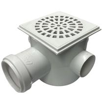 Caixa Ralo Sifonado Branco Quadrado/Redondo PVC Com Grelha Diversas Medidas Caixa Ralo Sifonado Branco Quadrado/Redondo PVC Com Grelha Diversas Medidas