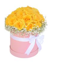 Caixa redonda 17x17 cm para montagem de arranjos Caixa redonda 17x17 cm para montagem de arranjos