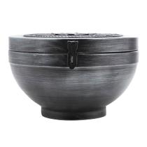 Caixa Redonda de Ferro Fundido Pintado 30cm 4244 - Prestige