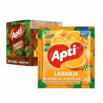 Caixa Refresco em pó Apti Laranja 20g Com 15 Un Sabor:Laranja