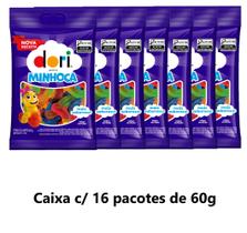 Caixa Regaliz Gelatina Minhoca 16x60gr (16259) - Dori