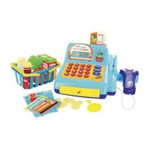 Caixa Registradora Azul Com Luz e Som Creative Fun Multikids - BR386
