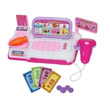 Caixa Registradora Brinquedo Infantil Supermercado Luz e Som