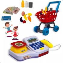Caixa Registradora Carrinho De Compras Infantil E Acessórios - Toys toys